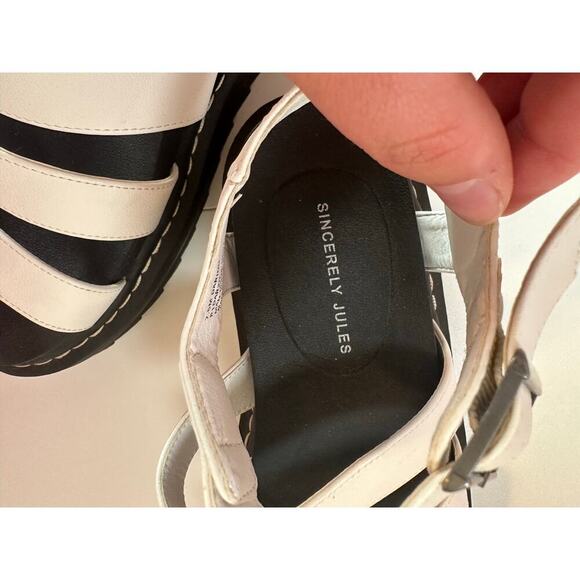 Sincerely Jules Daring Chunky Sole Women’s Sandals Size 7.5 Platform White - Picture 8 of 8
